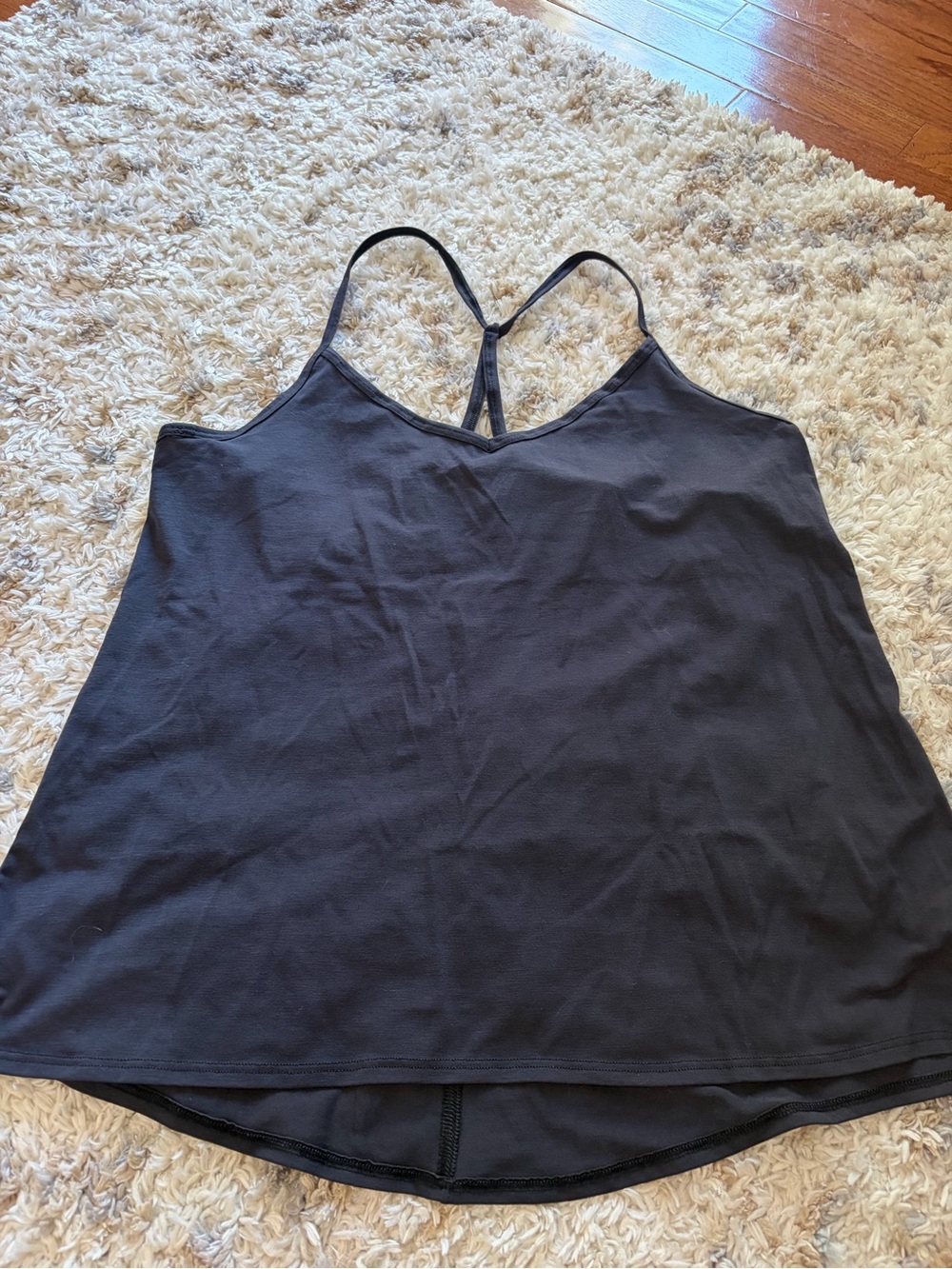Athleta Black Strappy Racerback Cami*